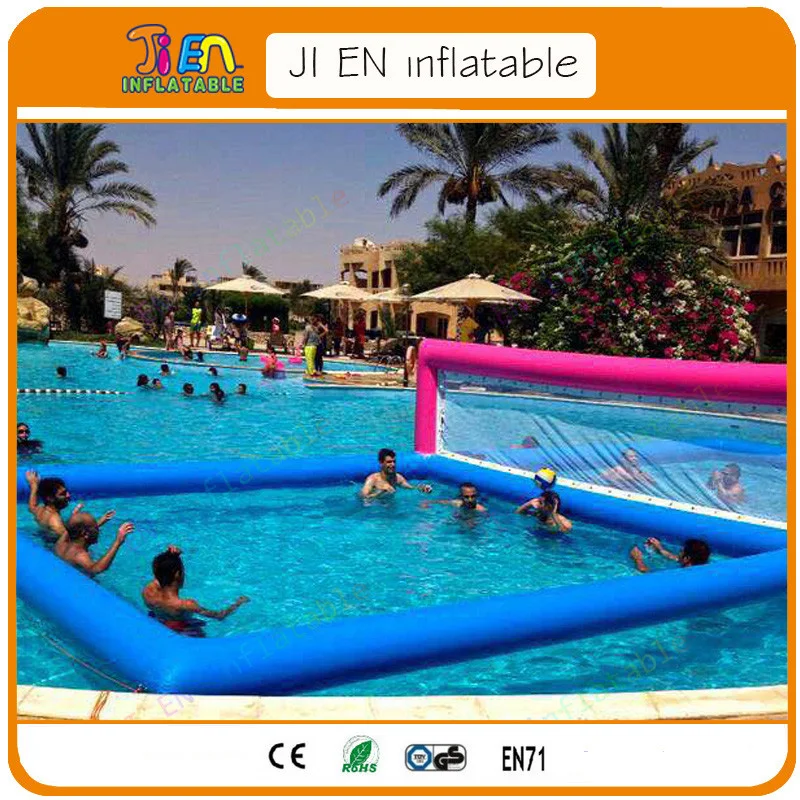 10x5m Air Tight Water Floating Inflatable Football Field Beach Inflatable Volleyball Court For Sale 4