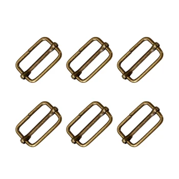 

100pcs Slide Strap Belt Buckles Connection Roller Buckles Bag Strap Adjustable Metal Pin Buckles for Backpack Suitcase Clothes