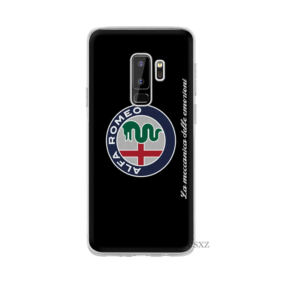 Чехол с логотипом Desxz Alfa Romeo для Samsung S8 S9 S10E S10 Plus S3 S4 S5 S6 S7 Edge Note 8 9 M10 M20