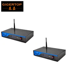 TIPTOP TP-D25 2X светодиодное сценическое освещение DMX512 беспроводной, DMX 512 Системы международного стандарта DMX 512 соглашения 2,4 г компактный ЕС/США Мощность