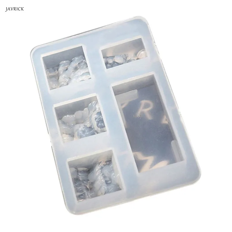 

DIY Hand-made Crystal Epoxy Glue Mold Broken Snow Mountain Silica Gel Mold U Disk Ocean Micro Landscape