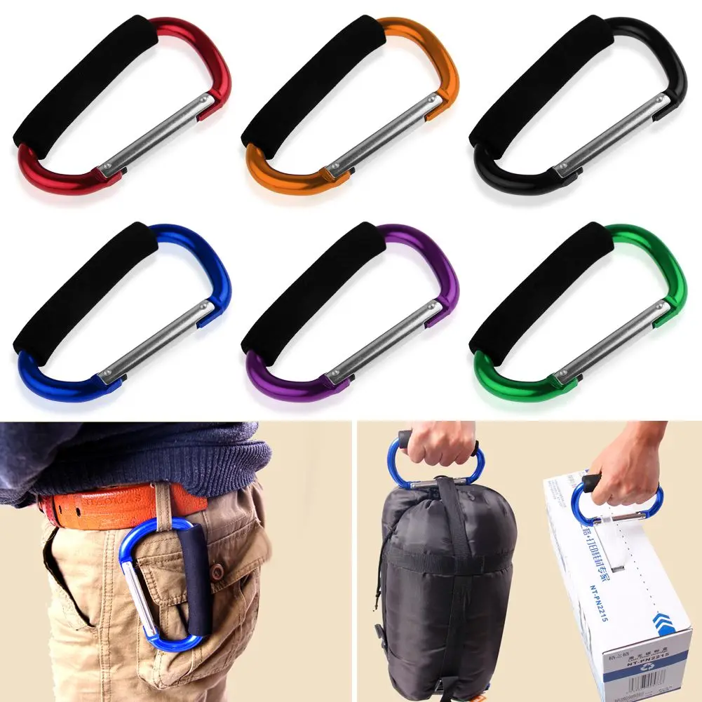 Universal Buggy Clips Pram Pushchair Shopping Bag Hook Carabiner Clip 8C 