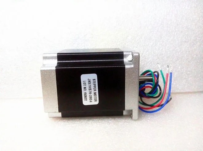 76 мм высота 3 08 V 2.8A 1 89 N. m 10w 2 фазный 4 провод 8 градусов Nema23 57HS76 2804 шаговый двигатель