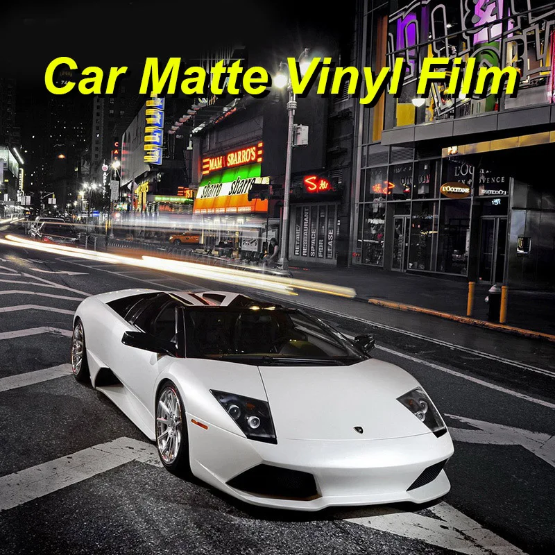 

10x152cm YGM Car styling Matte Vinyl Film Sticker Foil Bubble Free Car Body Wrapping Motorcycle Automobiles Stickers
