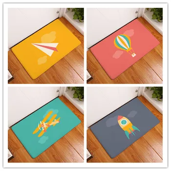 

2018 New Doormat Carpets Child Cartoon Toy Print Mats Floor Kitchen Bathroom Rugs 40X60or50x80cm