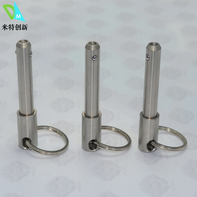 

Carbon steel ball head lock pin spring knob plunger factory automation fixed position quick release pull ring bolt