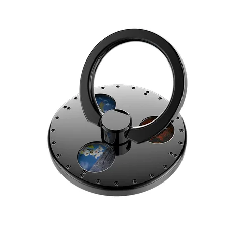 Round Gyro Spinner Bracket Metal Ring Holder Smartphone Tablet Mobile Phone Finger Grip Stand For iPhone Samsung Xiaomi