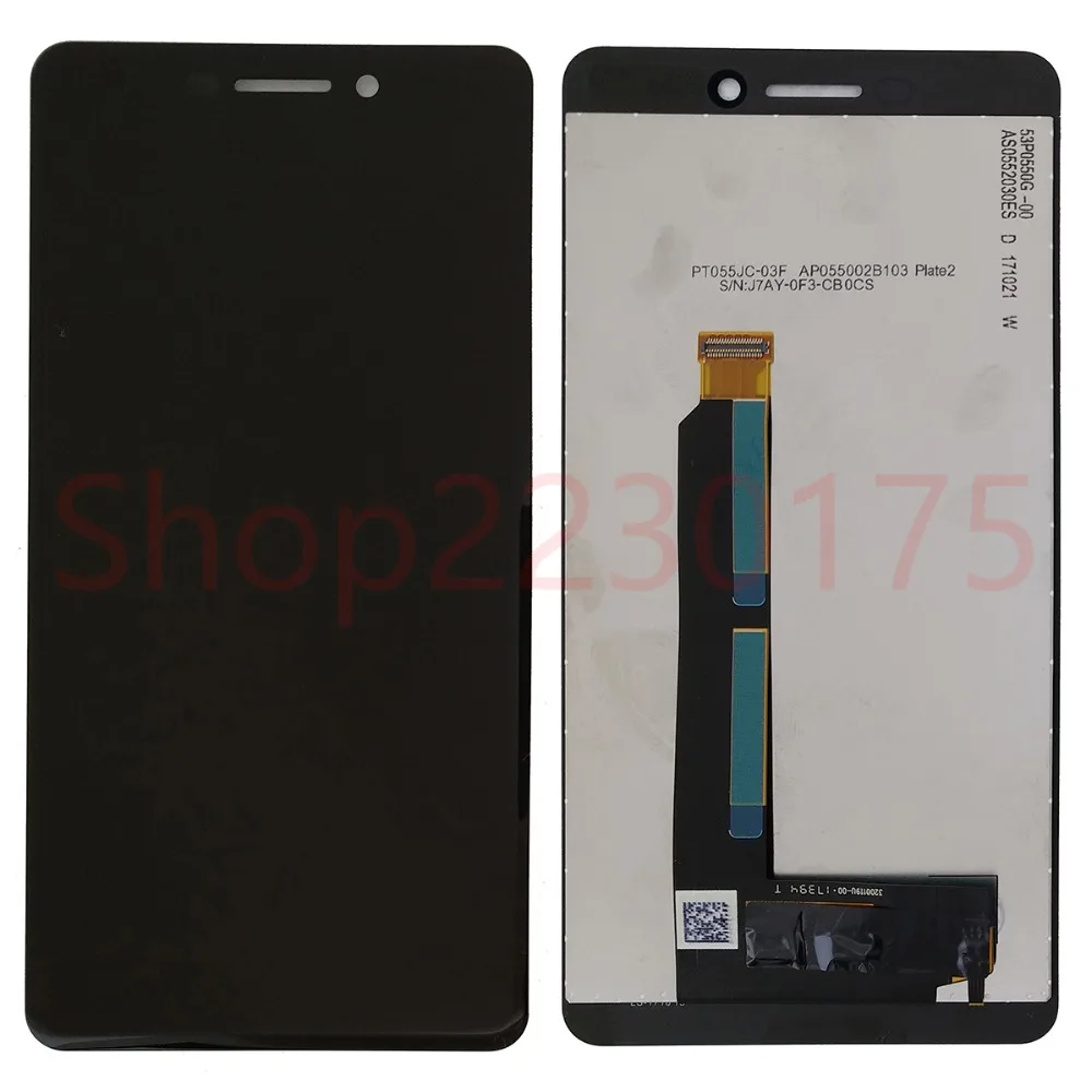 ЖК дисплей с дигитайзером сенсорного экрана в сборе для Nokia 6 2018 1 TA 1043 1045 1050 1054 1068