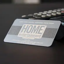 Пользовательские заготовки из металла визитная карточка нержавеющая стальная металлическая карточка отличное качество печати