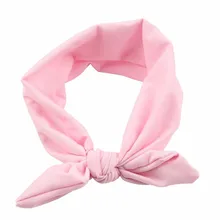 New trendy Baby Kids Girls headband cute Rabbit Bow Ear Hairband Headband Turban Knot Head Wraps for girl head wear best gift