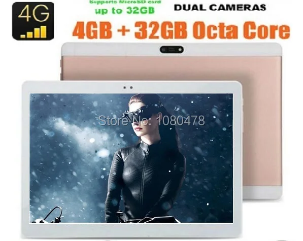 2017 Hot New 10 inch 4G LTE Tablet 1920 1200 8 0MP 4GB RAM 64GB ROM