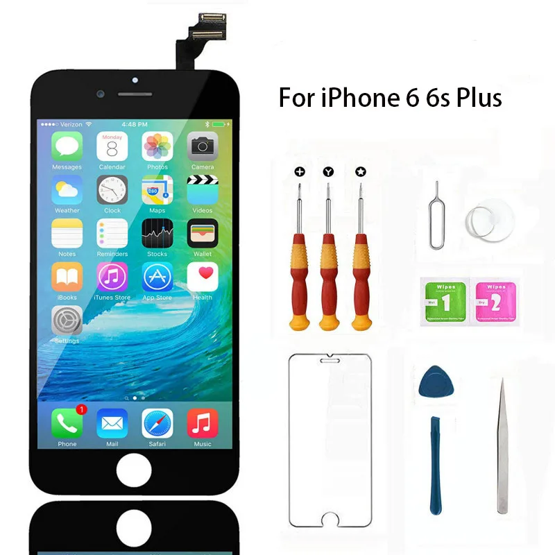 

Color Screen LCD For iPhone 6 6s LCD Display Assembly Digitizer No Dead Pixel With 3D Touch Replacement LCD For iPhone 6 6sPlus