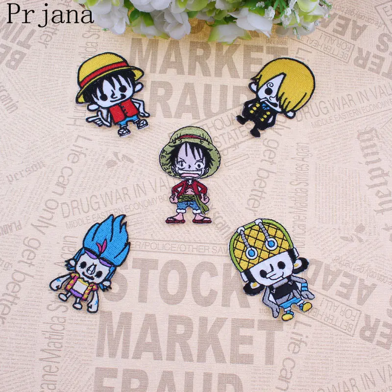 

ONE PIECE Series 1pcs (size: 6cm) Badges Patch Embroidered Applique Sewing Label Patches Clothes Stickers Apparel Ornament
