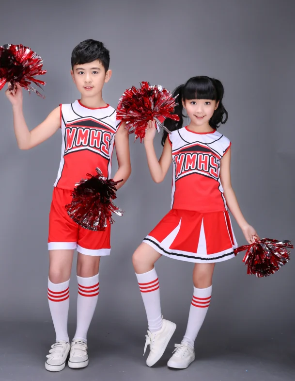 التشجيع فتاة كوب فريق كرة القدم صبي الملابس الثانوية المشجعين الرياضية موحد الجمباز Leotards18
