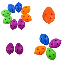 Colorful 6 Hole ABS Plastic Treble C Ocarina for Beginner 6 Hole Ocarina
