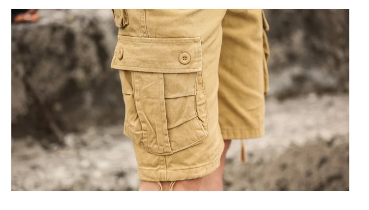 Новые популярные летние мужские армейские Карго повседневные бермуды камуфляжные мужские шорты Модный комбинезон военные брюки плюс размер