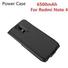 6500mAh Mobile Power Bank shell Battey Case Power Bank Shell for Xiaomi Redmi Note 4 Battery Charger Shell Power Case