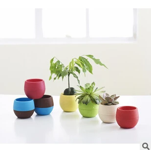 Gardening Mini Plastic Flower Pots Vase Square Bonsai Planter Nursery /flower pots planters/garden 10pcs/lot | Дом и сад
