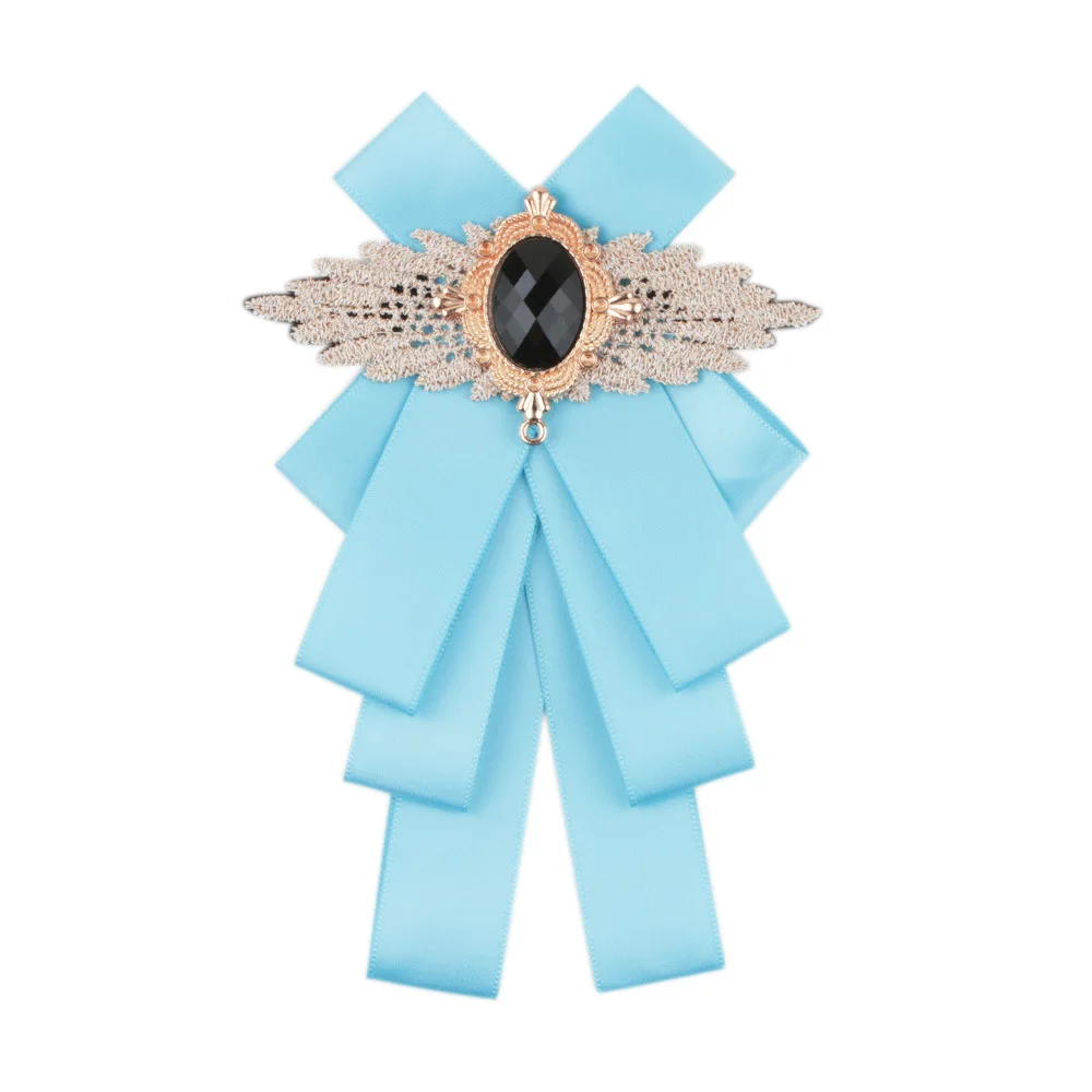 Ленточный банк с кристаллами Брошь бабочка для мужчин и женщин Свадебная вечеринка галстук-бабочка со стразами Современное украшение
