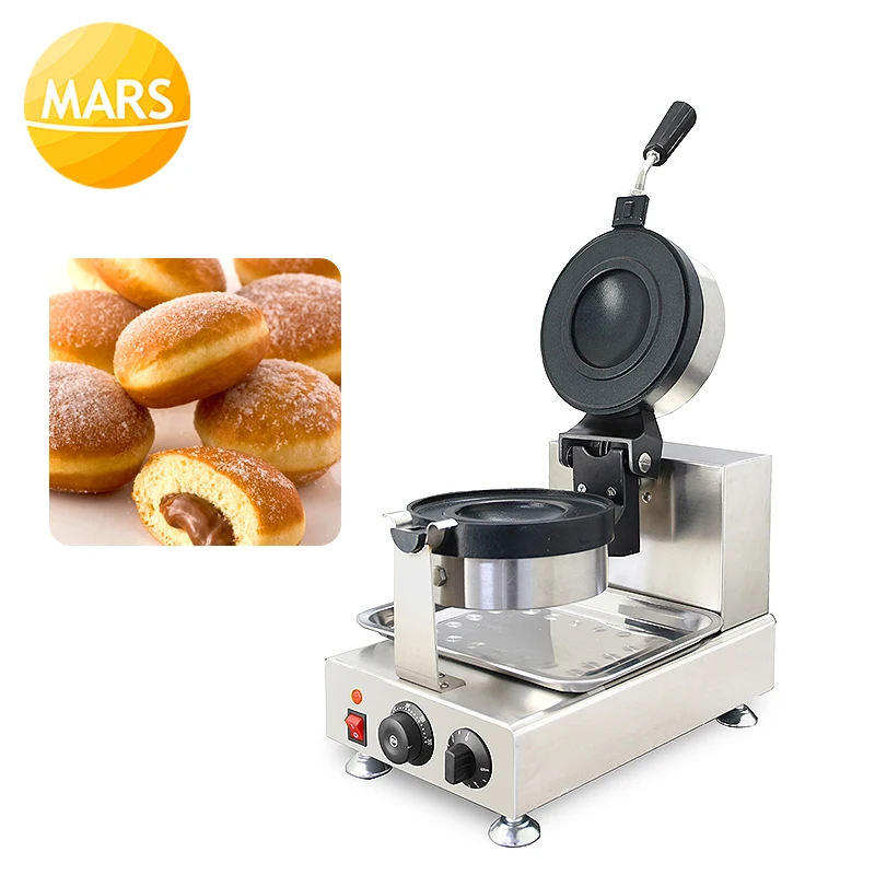 Nueva máquina de prensa comercial de helados de Donut, postres italianos, Gelato Panini, 220V/110V, máquina de prensado de hamburguesas - 6