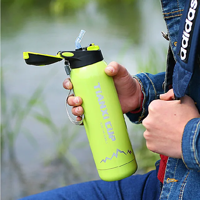 500ML Outdoor Camping Thermos My Bottle Stainless Steel Vacuum Water