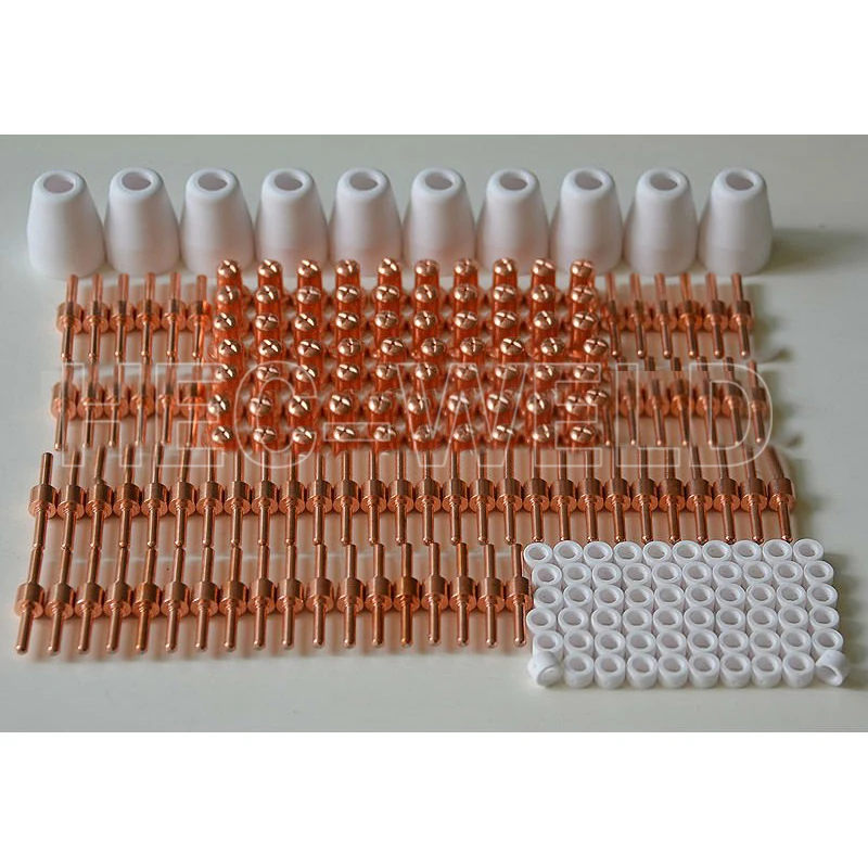 

PT-31 LG-40 Plasma Cutting Cutter Torch Consumables Extended Nozzle TIPs Fit CUT40 CUT-50D CT-312 190PK