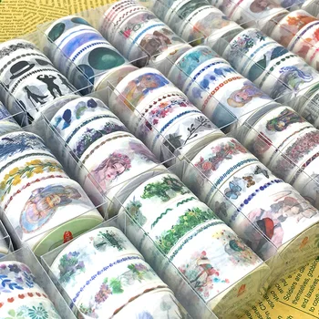 

5 Pcs/Set washi tape Starry sky washitape Kawaii masking tape flower stationery papelaria stickers scrapbooking