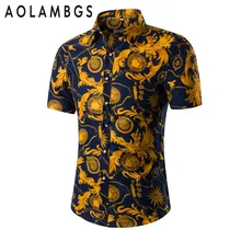 Мужские нарядные рубашки Homme с коротким рукавом, приталенная рубашка Camisa Masculina, модные повседневные рубашки с отложным воротником размера плюс 4XL 5XL
