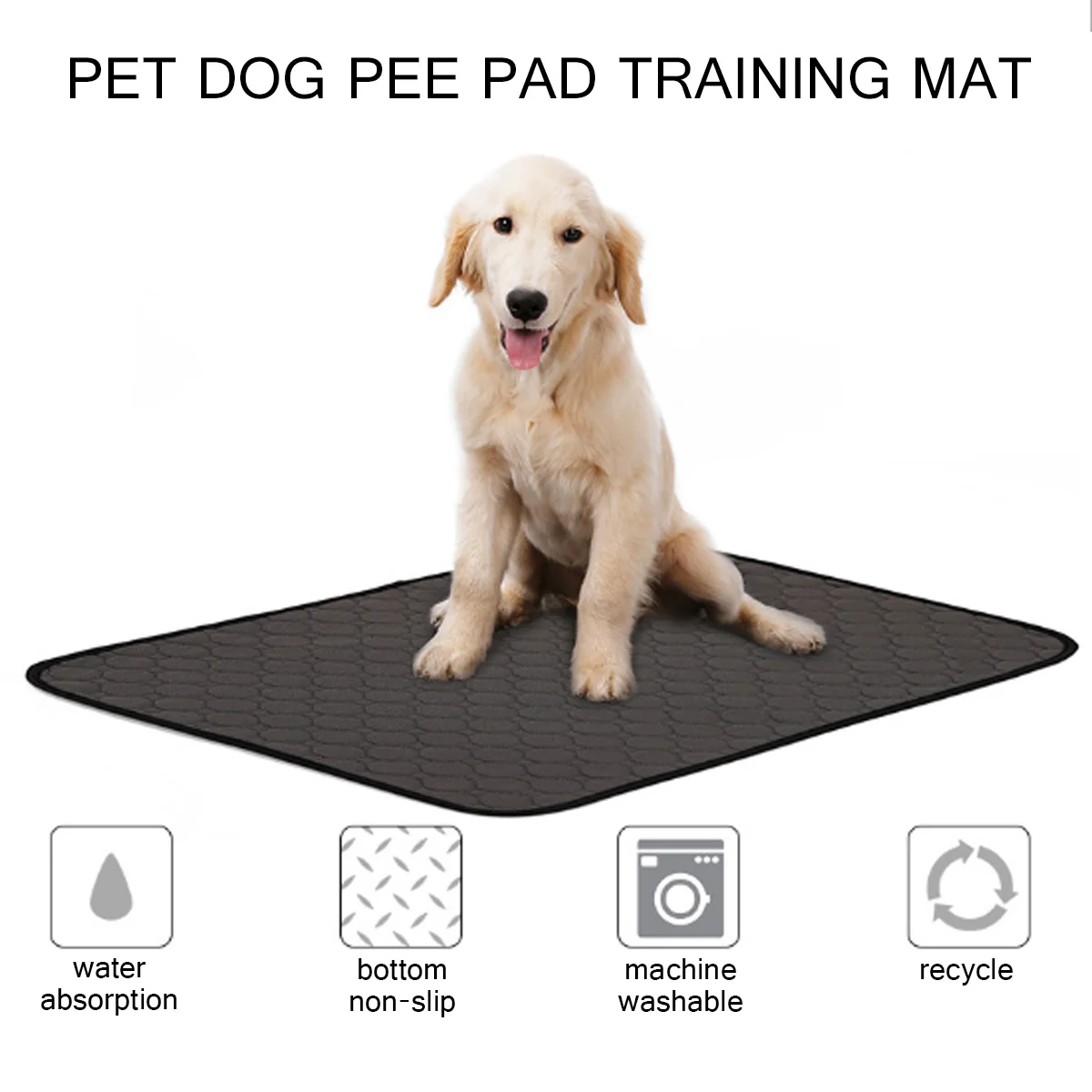 

Multi-size Pet Dog Diapers Super Absorbent Pet Dog Training Pee Pad Diaper Antibacterial Puppy Dog Nappy Pet Cleaning Supplies