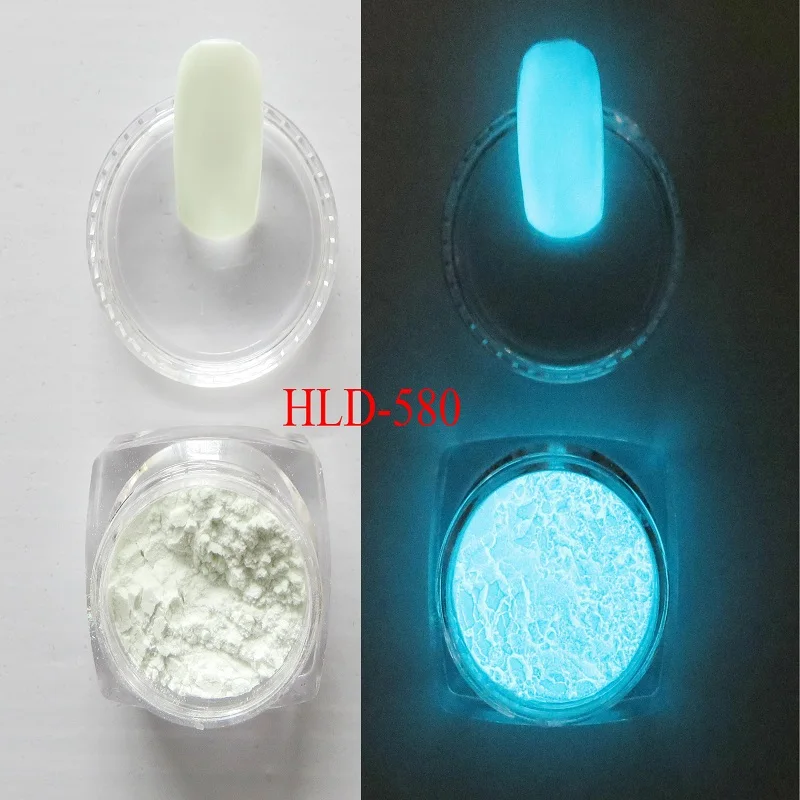 Светящиеся в темноте пигмент, фотолюминесцентный пигмент, люминесцентный Пигмент, номер артикула. HL-19, HD-20, HL-21 - Цвет: HLD-580