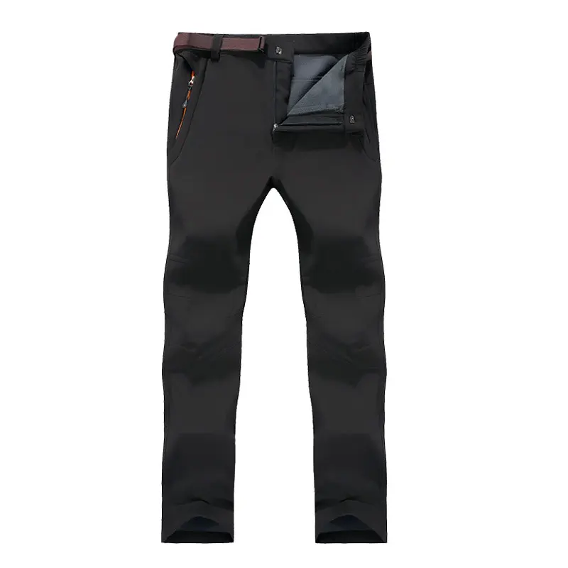 Aufdiazy 7XL invierno de los hombres Softshell polar pantalones al aire libre impermeable a prueba de viento senderismo Trekking térmica Hombre Pantalones IM025