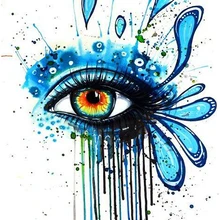 5D DIY пользовательские фото Алмазная картина Полная площадь картина с бриллиантами изображение горного Хрусталя Мозаика "глаз" Декор дома стены