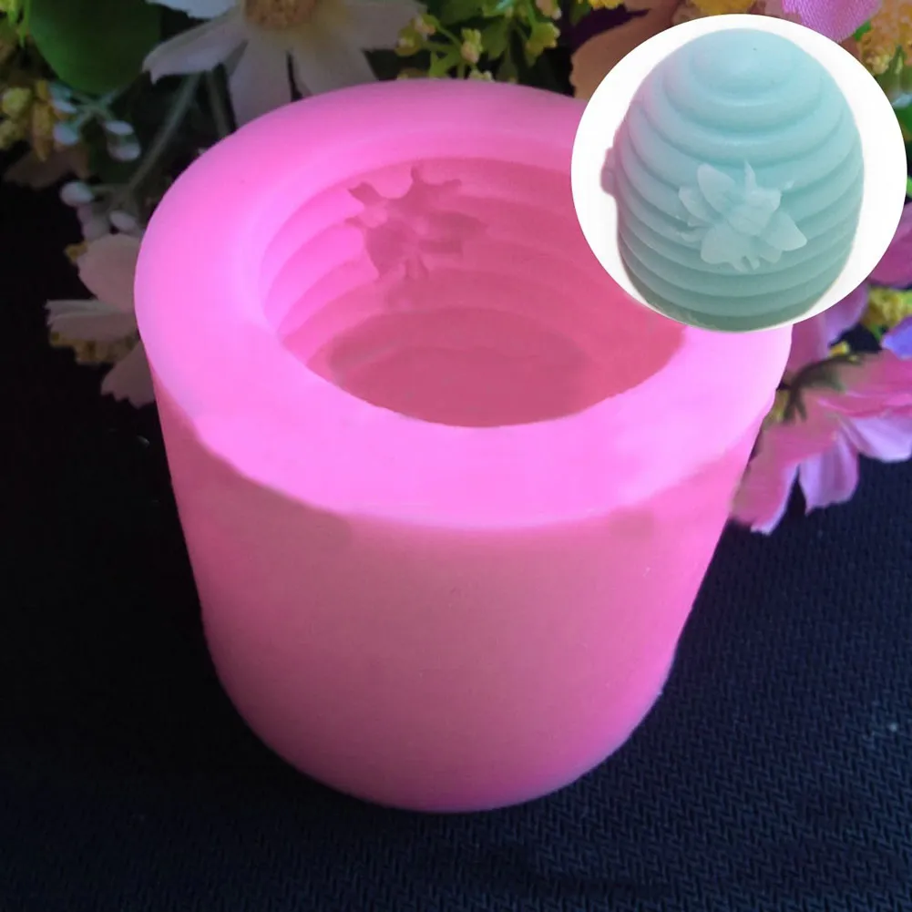

Silicone Cake Mold Handmade Bee Sugarcraft Fondant Soap Chocolate Candle Mousse Making Mould SDF-SHIP
