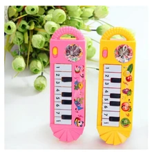 1 шт. популярное мини-пластиковое фортепиано с электронной клавиатурой детский игрушечный музыкальный инструмент