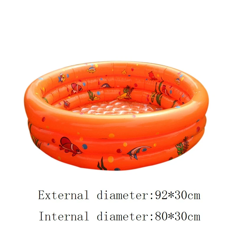 Надувные детские ванны для купания, летние детские игрушки для купания, детская утолщенная ванна, портативное ведро для плавания, бассейн ming - Цвет: 92x30cm