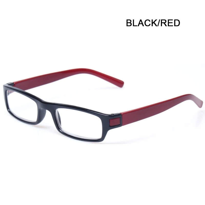 Очки для чтения, брендовые Модные прозрачные линзы, пластиковый светильник для очков, для мужчин и женщин, цветные очки для дальнозоркости, диоптрий, от 0,5 до 6,0
