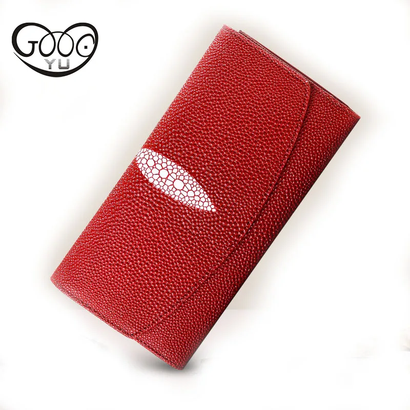 

Europe and the United States simple geometric pattern hand bag head layer of leather in the long wallet multi-card large capacit