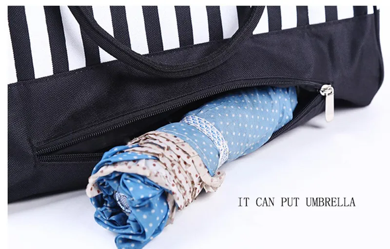 CROAL CHERIE 411530cm Striped Mummy Baby Diaper Bags Stroller Handbags For Moms Maternity Changing Nappy Bag Organizer (7)