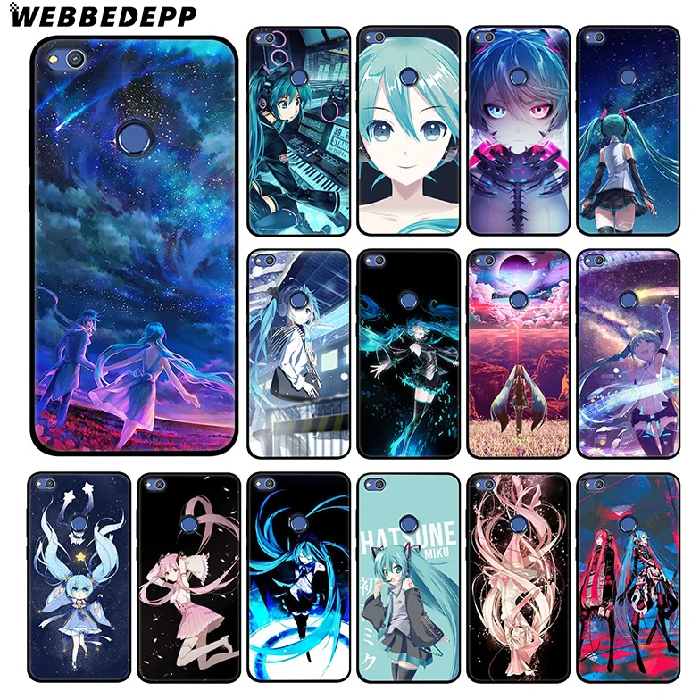 Мягкий силиконовый чехол WEBBEDEPP Hatsune Miku для Huawei Honor Mate 20 10 8X 8C 8 6A 7A 7X 7C Lite Pro из ТПУ |