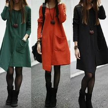 2016 Winter Autumn Cotton Patchwork Asymmetrical Maternity Dresses for Pregnant Women Long-sleeved Dress Pregnancy Clothes 2016 Winter Autumn Cotton Patchwork Asymmetrical Maternity Dresses for Pregnant Women Long-sleeved Dress Pregnancy Clothes