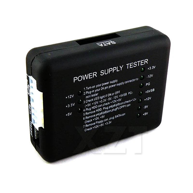 PZ PC Computer ATX SATA HDD Power Supply Testern PSU Diagnostic Tool
