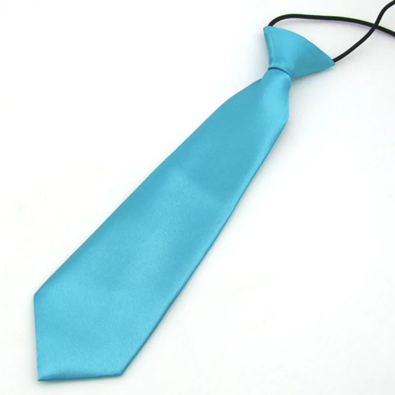Модные однотонные Галстуки 6 см в ширину, повседневные обтягивающие детские галстуки карамельного цвета, классический костюм, тонкие галстуки для свадьбы для детей, VL - Цвет: Lake Blue