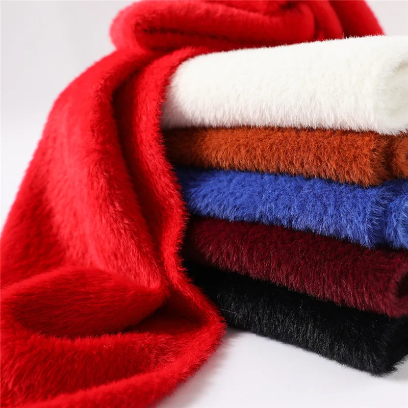 Дизайнерский зимний шарф, модный плотный длинный шарф из искусственного меха, женские шарфы, теплые кольца на шею, шали