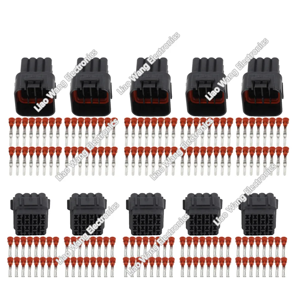 5 Sets 16 Pin/Way Waterproof Electrical Wire Connector DJ7163Y-2.2-21/11 Male and female Automobile 16P | Обустройство дома