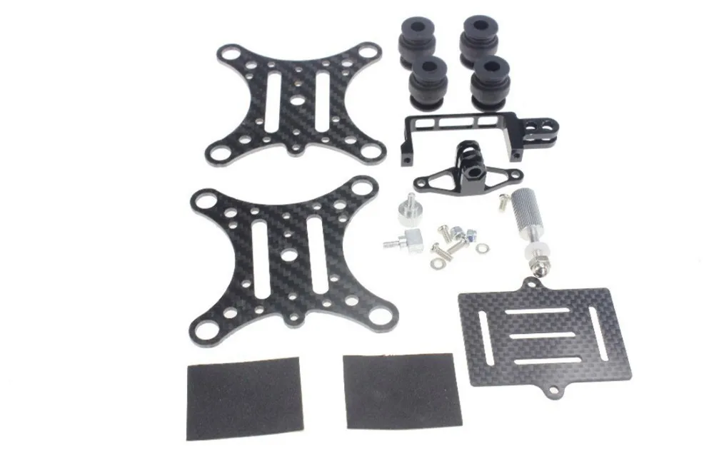 F10043 Carbon Fiber Camera Gimbal Mount FPV Damping PTZ For DJI Phantom Quadcopter Multicopter Gopro Hero 3
