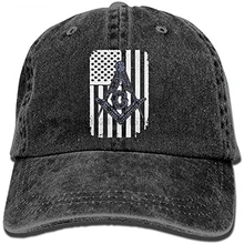 ВИНТАЖНАЯ ДЖИНСОВАЯ Бейсболка унисекс с логотипом флага США, Классическая хлопчатобумажная бейсболка, регулируемая простая Кепка