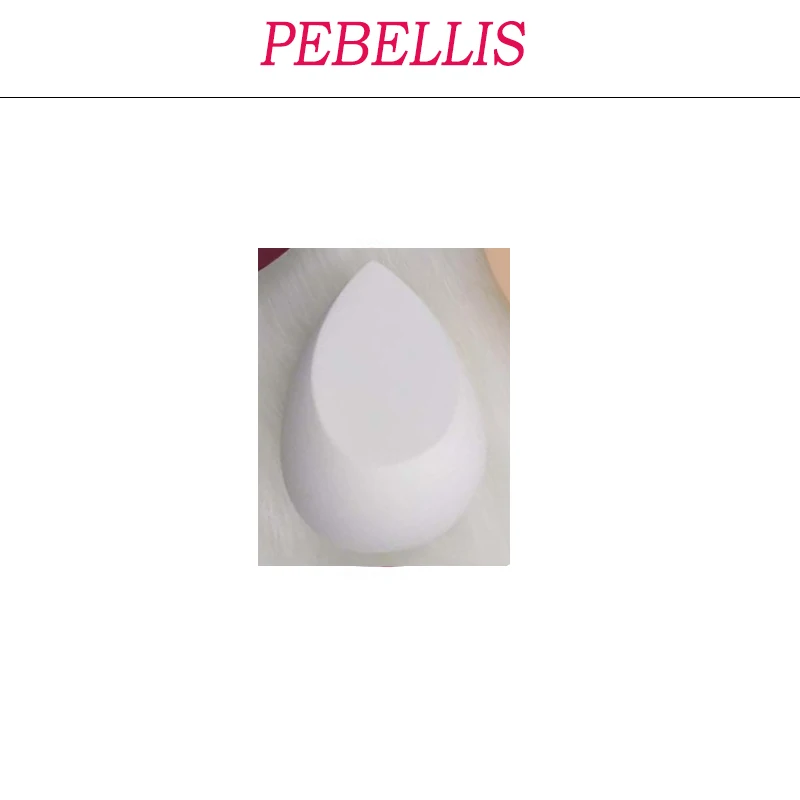 PEBELLIS, основа для макияжа, губка для макияжа, косметическая пудра, гладкая косметическая губка для макияжа, инструменты для красоты, подарки - Цвет: White