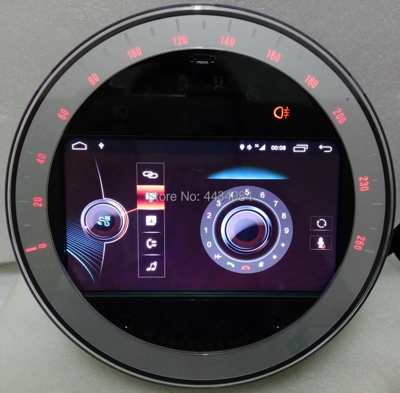 Ouchuangbo car audio stereo gps for mini cooper R56 sliver 2007-2010 android 7.1 support BT 2GB Ram mirror link 