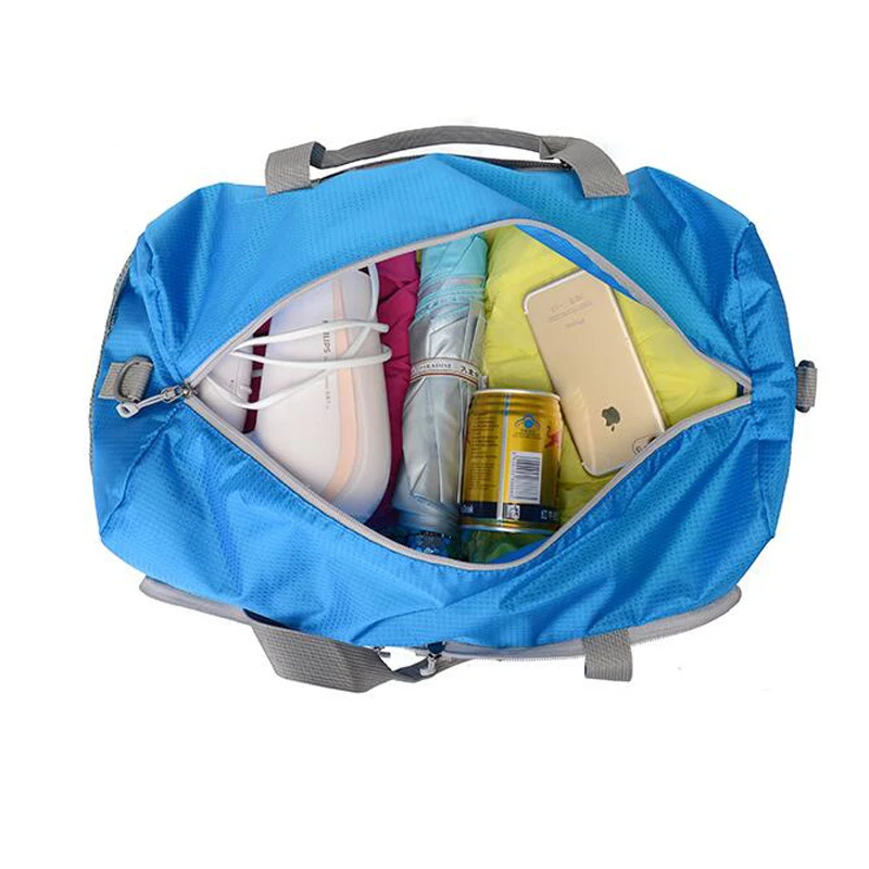 Outdoor Unisex Large Capacity  Foldable sling shoulder Multifunctional  sport bag Travel sport Fitness Gym Baghandbag Duffle Bag