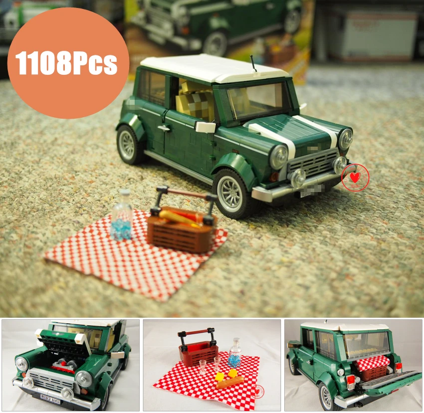 

NEW 1108Pcs City Street Expert Model racing car fit legoings technic speed car Building Blocks bricks Toys boy 10242 kid gift